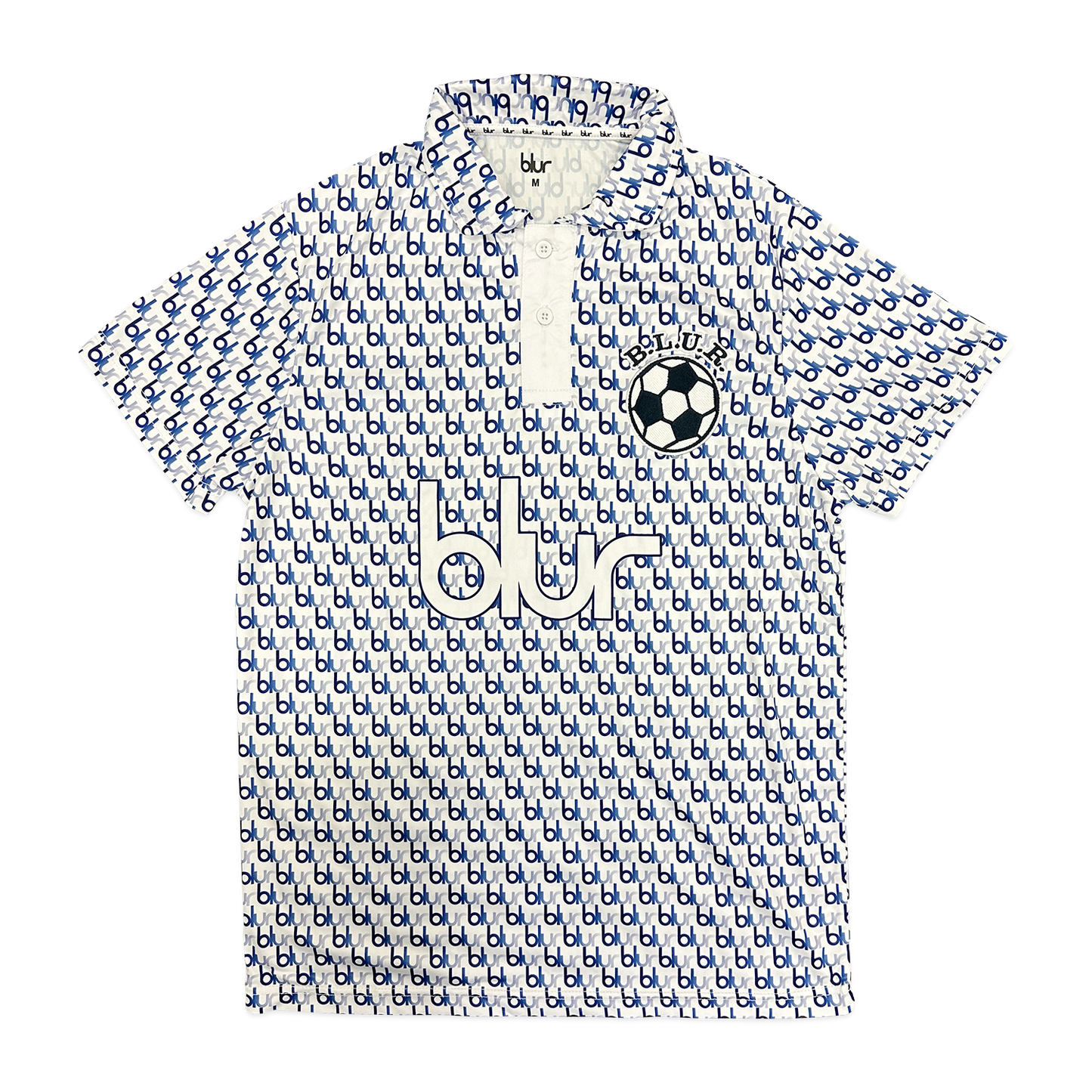 Blur Football Shirt White