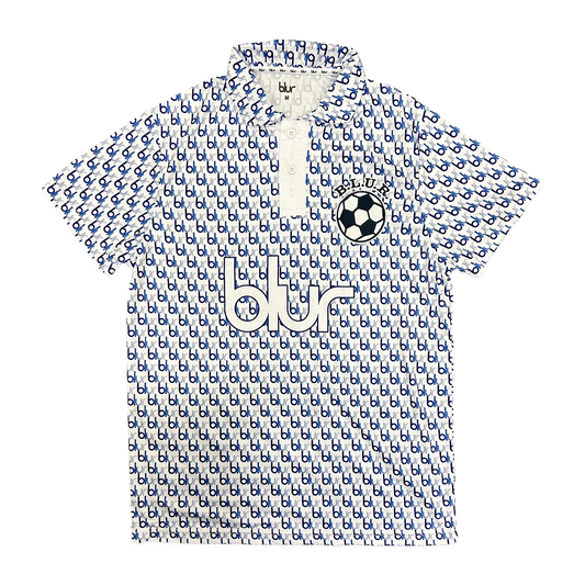 Blur Football Shirt White