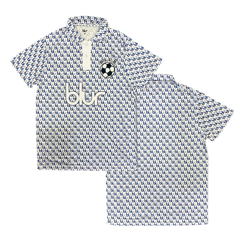Blur Football Shirt White