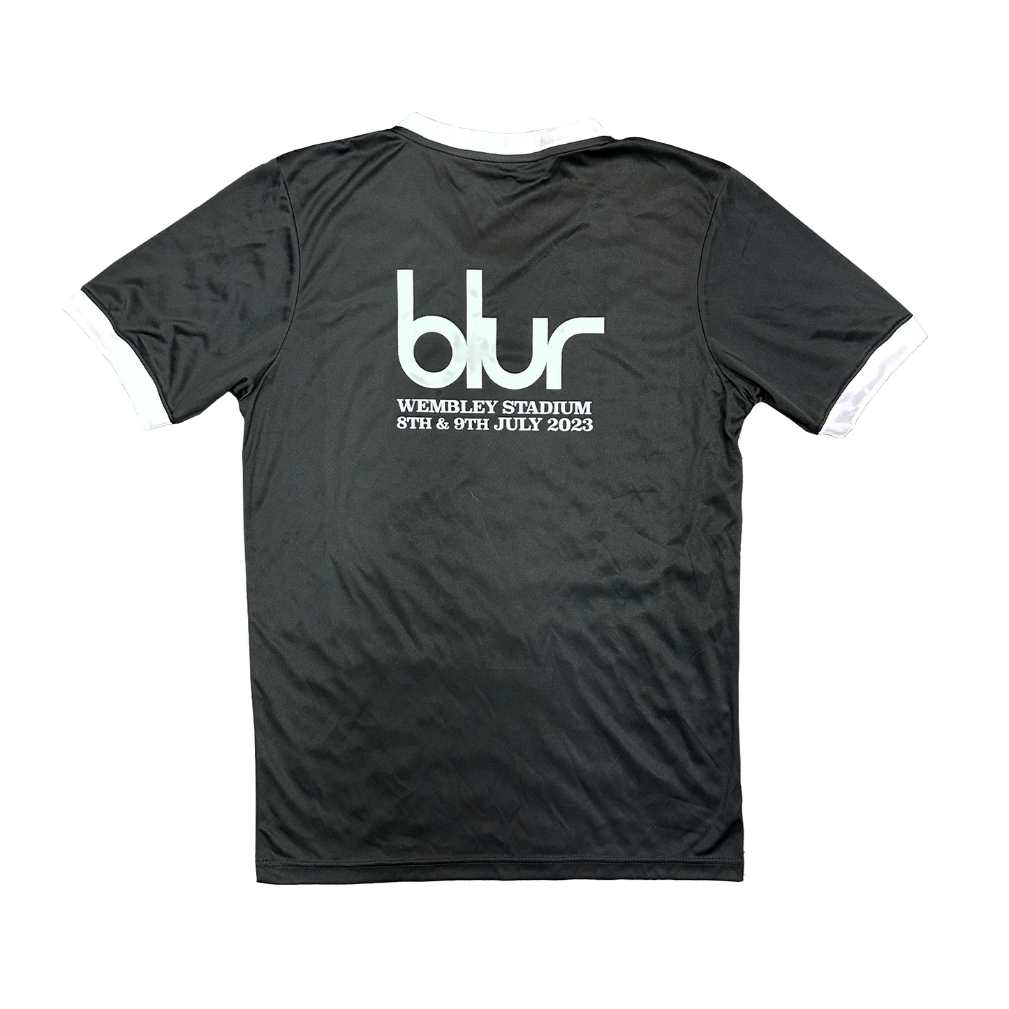 Wembley Football V-Neck T-Shirt Black