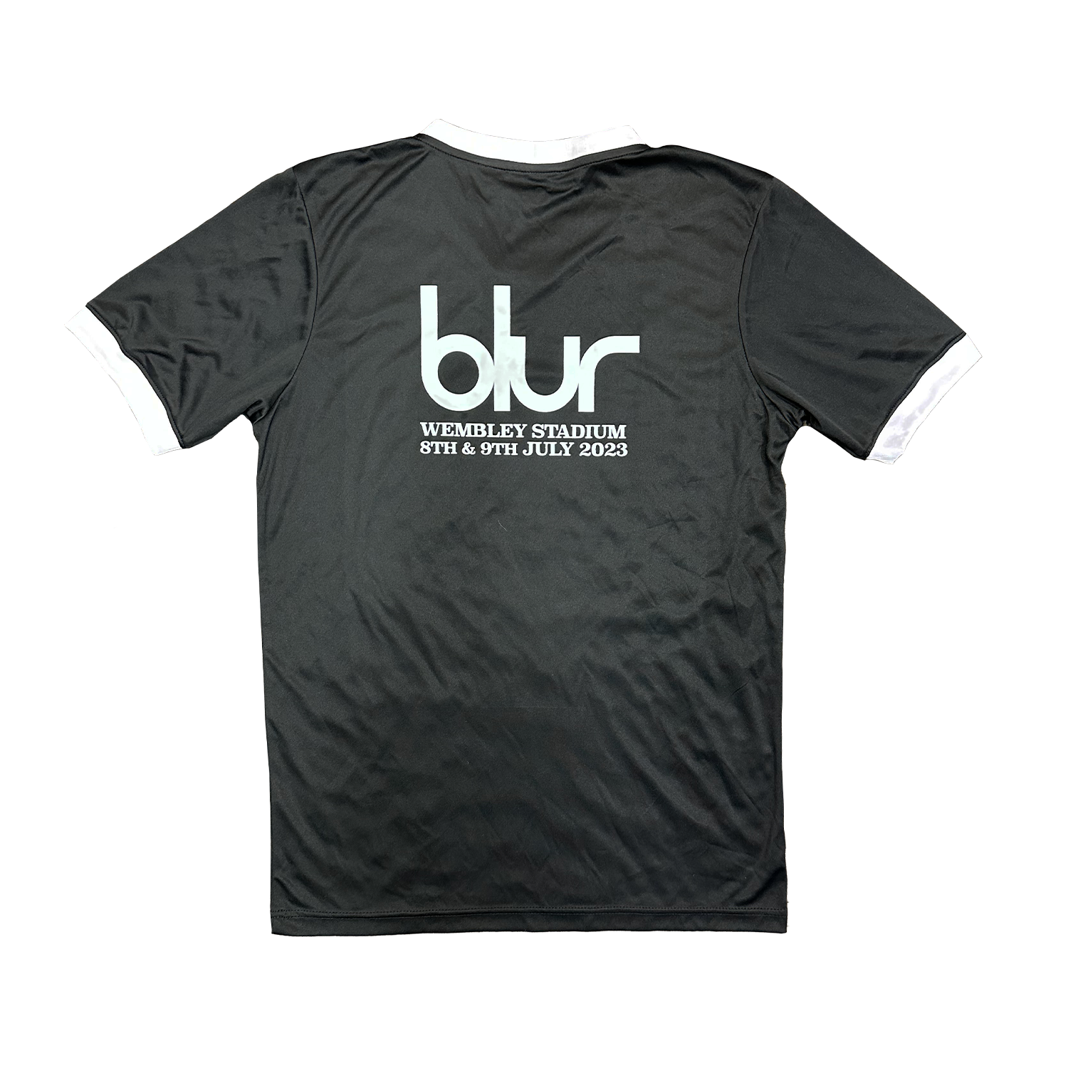 Wembley Football V-Neck T-Shirt Black
