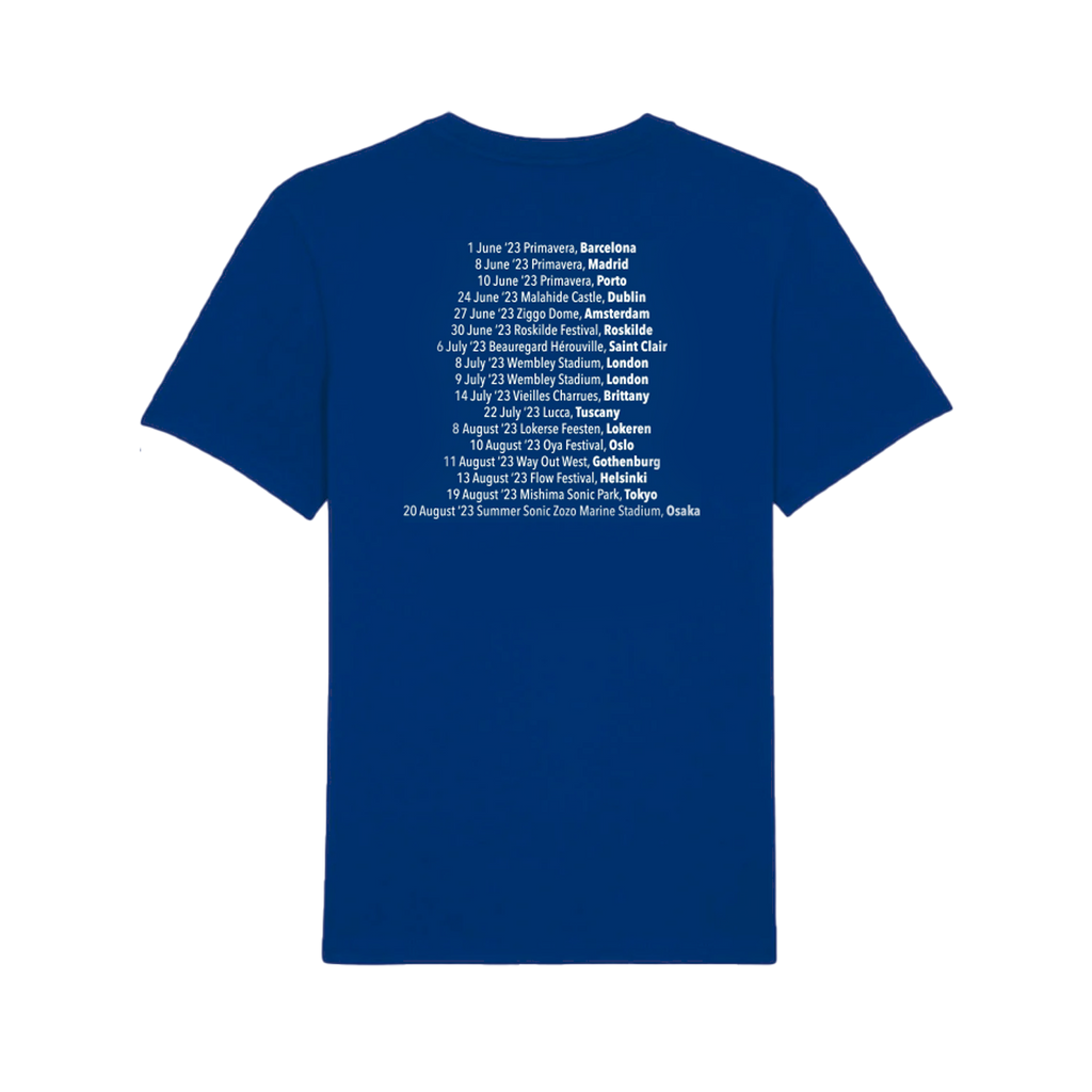 Blur 2023 Tour T-Shirt Blue