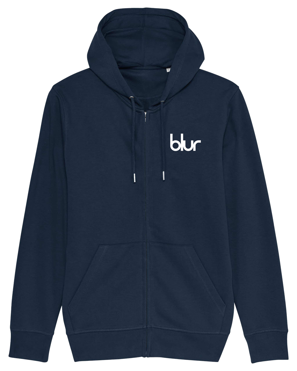 Blur Logo Zip Hoodie