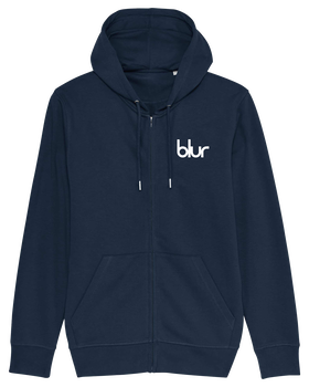 Blur Logo Zip Hoodie