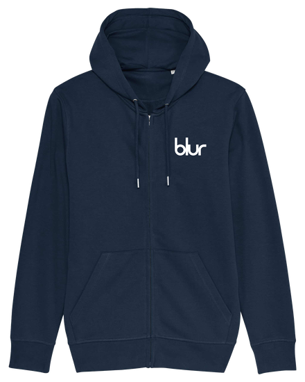 Blur Logo Zip Hoodie