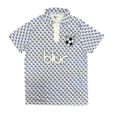 Blur Football Shirt White