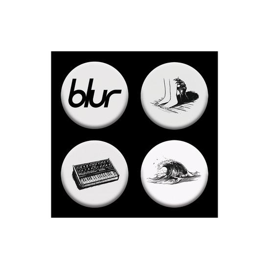 Button Badge Set Black