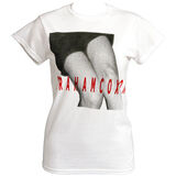 Graham Coxon Knees White Ladies T-shirt (L)