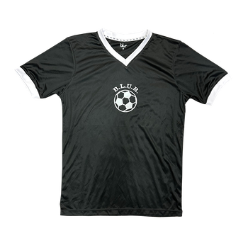 Wembley Football V-Neck T-Shirt Black